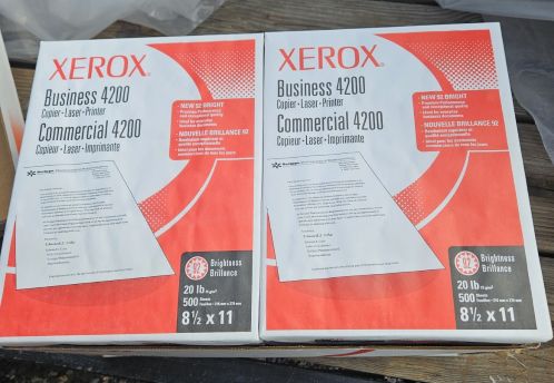 Case Xerox Business 4200 Copy Paper, 8.5 x 11, 92 Bright, 20 lb, White, 5000 Sheets Image