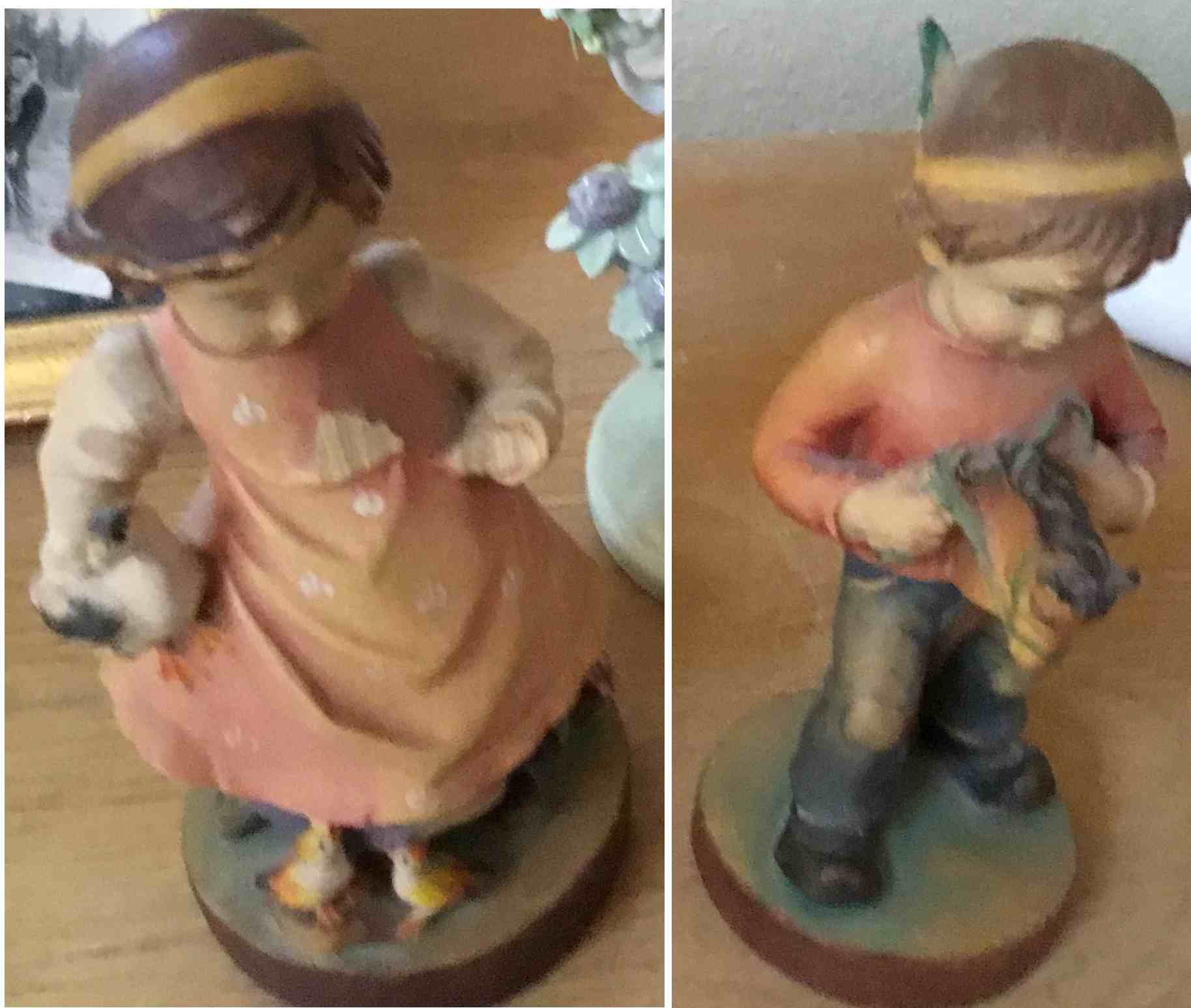 Vintage Boy and Girl Figurines – (Set of 2) Image