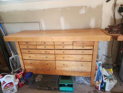 Solid Pine Machinist Work Bench