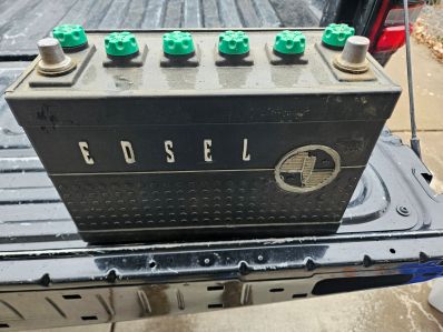Vintage Edsel 12 volt battery Image