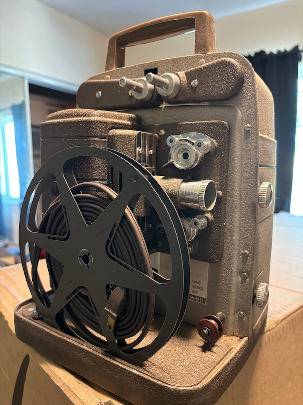 Vintage Bell and Howell Movie Projector Image