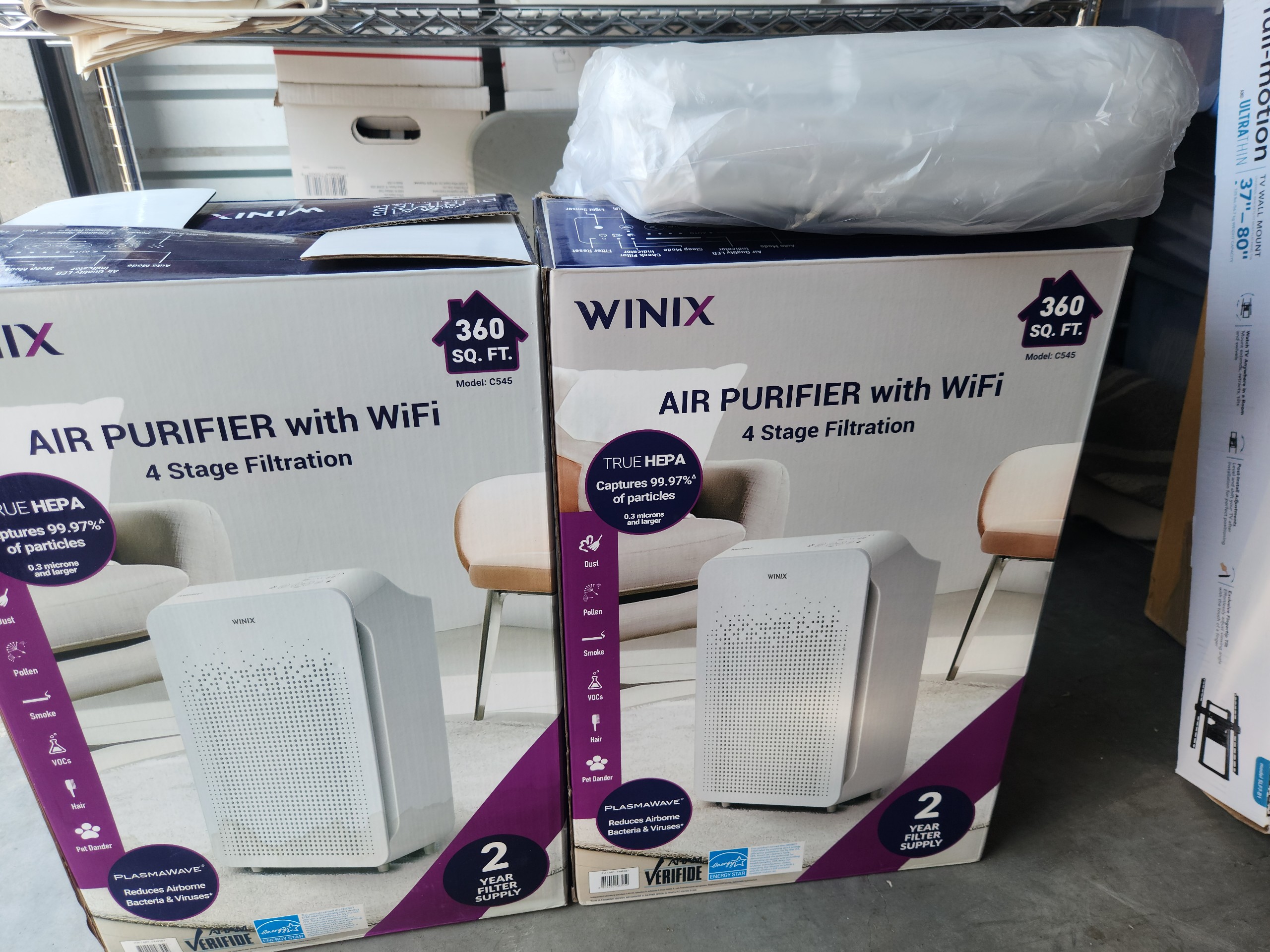 2 Winix C545 True HEPA 4-Stage Air Purifier with Wi-Fi Image