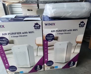 2 Winix Air Purifiers in box Image