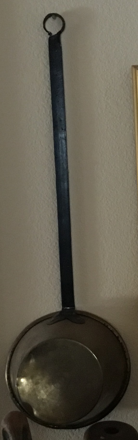 Antique Hand-Forged Brass and Iron Ladle Image