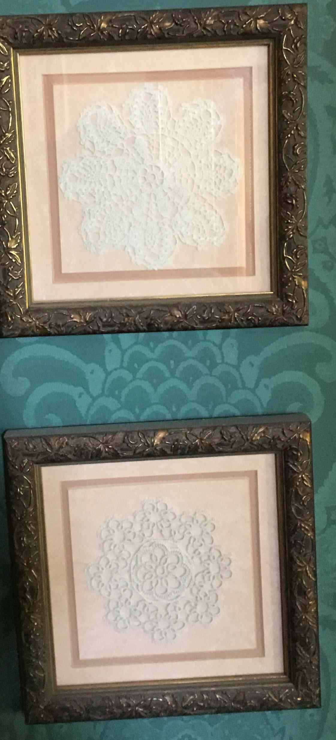 Framed Lace Doily Image