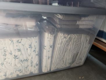 12 Packages of linens/sheets (King & Queen-unopened) Image